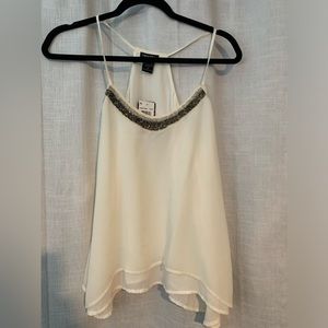 Stoosh Ivory halter strap blouse sz  XS